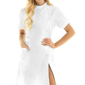 White Nurse Dress Outfit Scrub